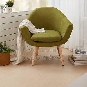 Home Chair; Modern Fabric Accent Chair With Plush Cushion