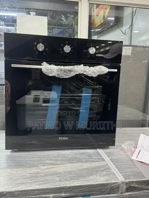 Haier Inbuilt Oven 60cm Rotisserie, Grill,Fan 67litres Hom -6400b