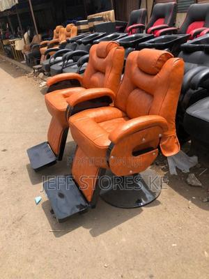 Customised Covered Barber Chair - main view