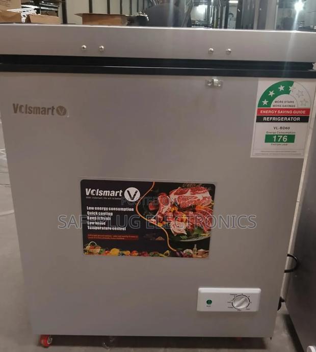 Flip-Up Door - 60 Litres Volsmart Deep Chest Freezer (Vl-Bd60)