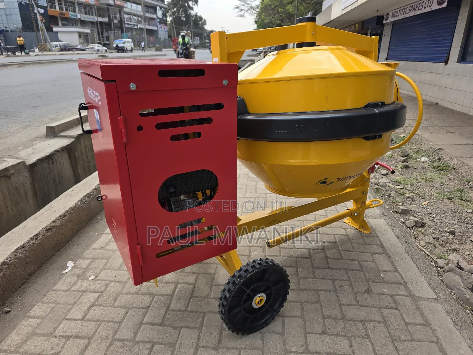 Menegotti Construction 400l Concrete Mixer –High-performance Machine.