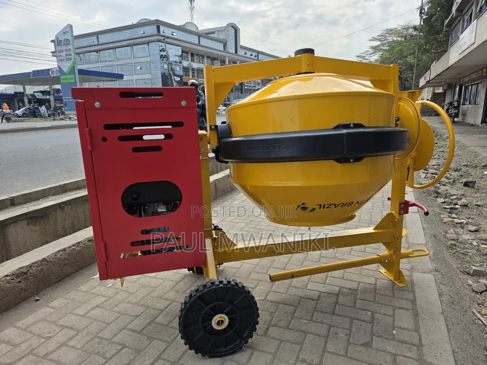 Menegotti Construction 400l Concrete Mixer –High-performance Machine.