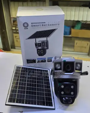 V380 Dual Lens 4g CCTV Camera Solar Powered CCTV Camera
