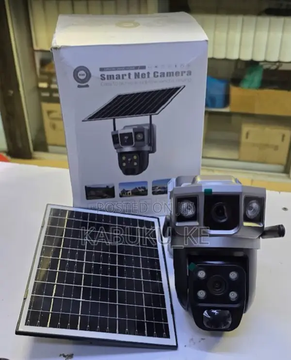 Dual Lens 4g Simcard Solar CCTV V380 Pro Security Camera