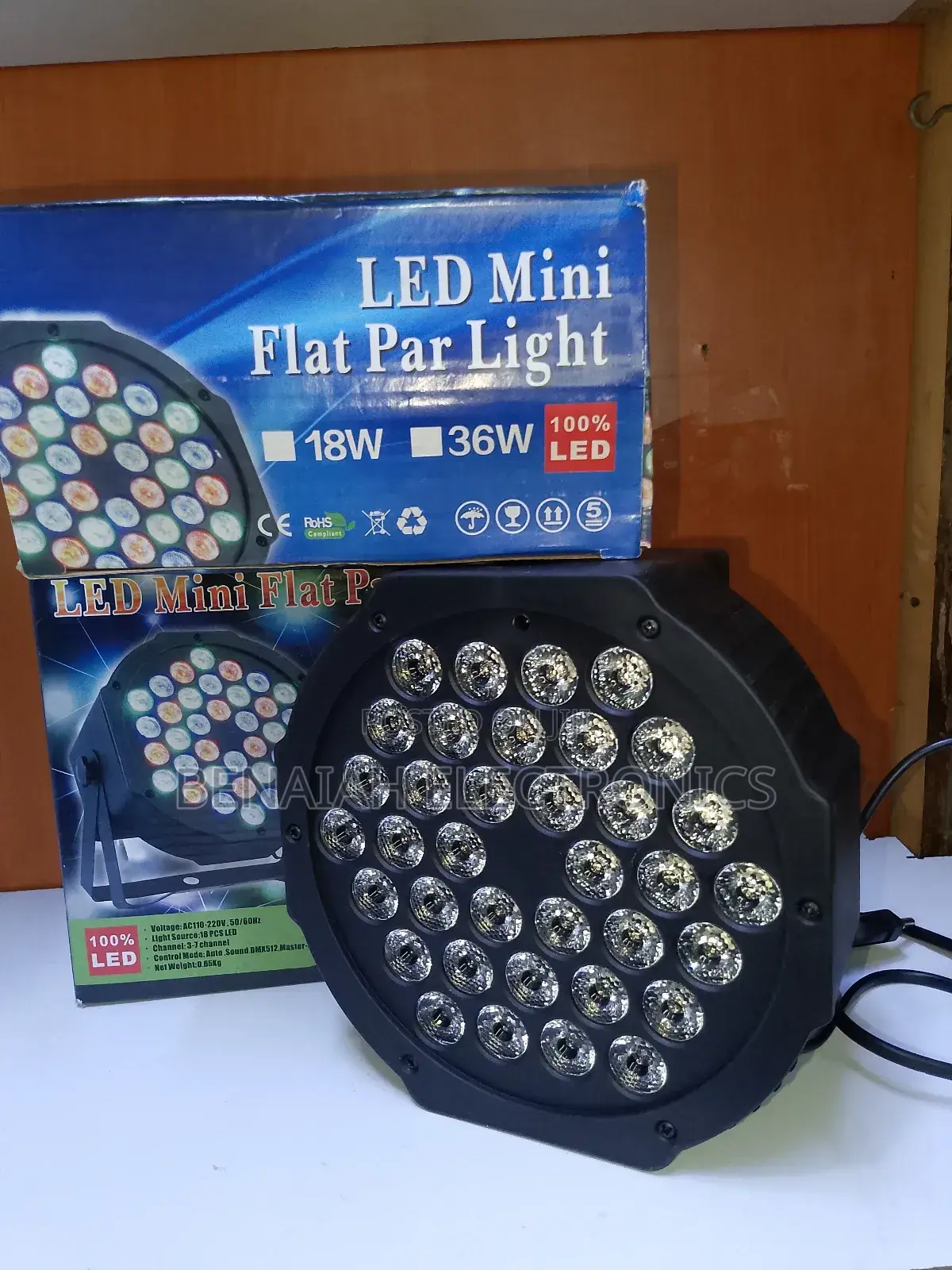 Stylish Stage Light 18watts, Remote Controlled 100%Led