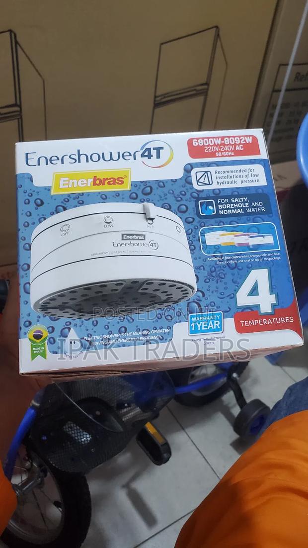 Ener Shower.Instant Shower Head. Enerbras Enershower 4t