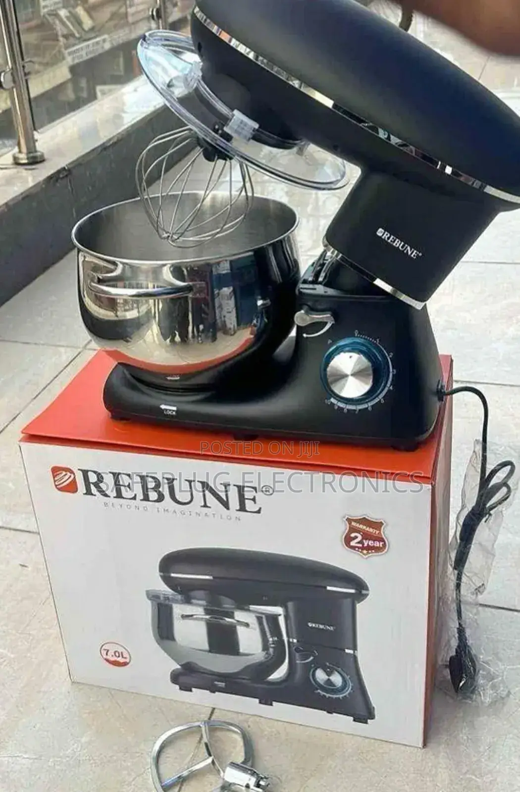 Rebune 7 Litres Home/ Commercial Standing Mixer