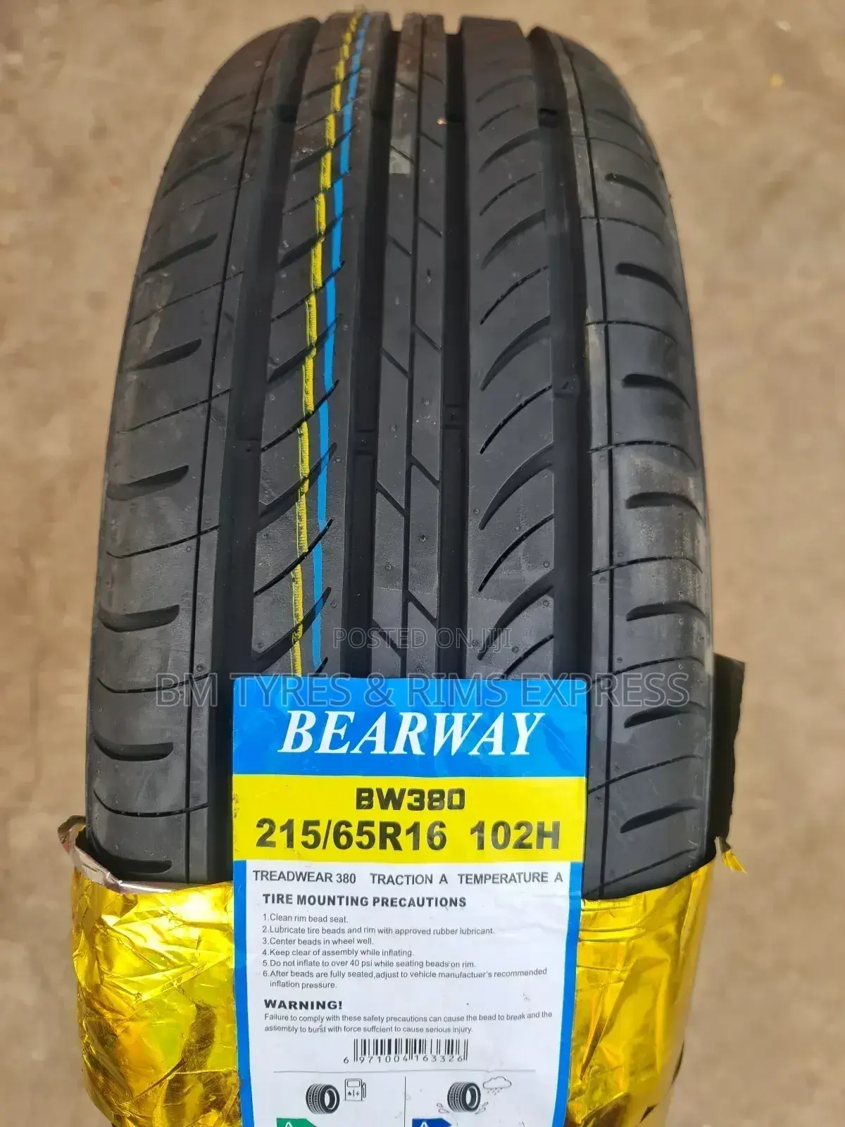 215 /65 R16 Bearway Tyres (Highway)