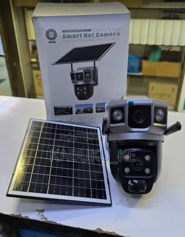 4g Solar Camera Dual Lens – 4mp Cctv, V380 Outdoor Security Sim Slot