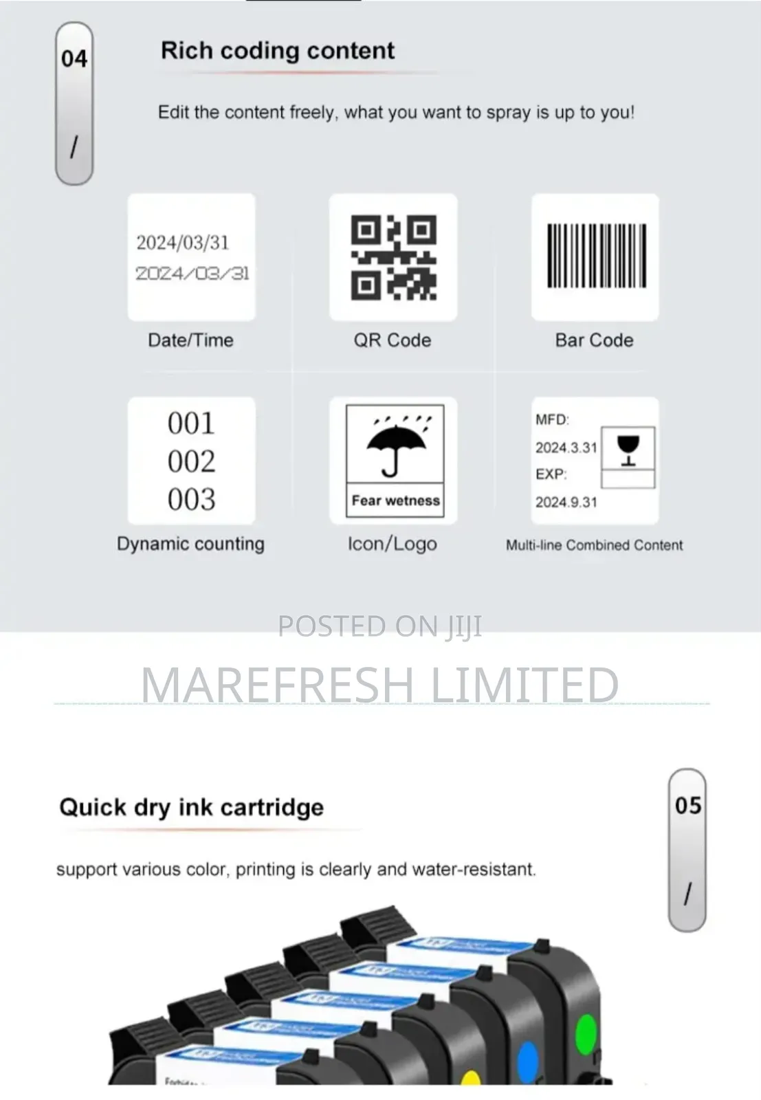 Handheld Intelligent Inkjet Printer
