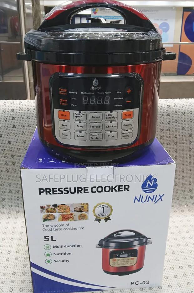 Nunix Pc-02 High Pressure Electric Cooker/ Rice Cooker - 5 Litres