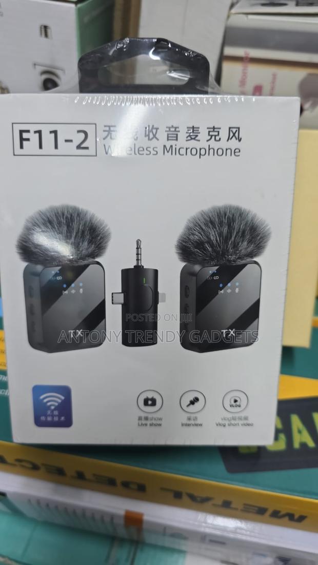 F11-2 3-in-1 Wireless Clip Mic With Noise Reduction - main view