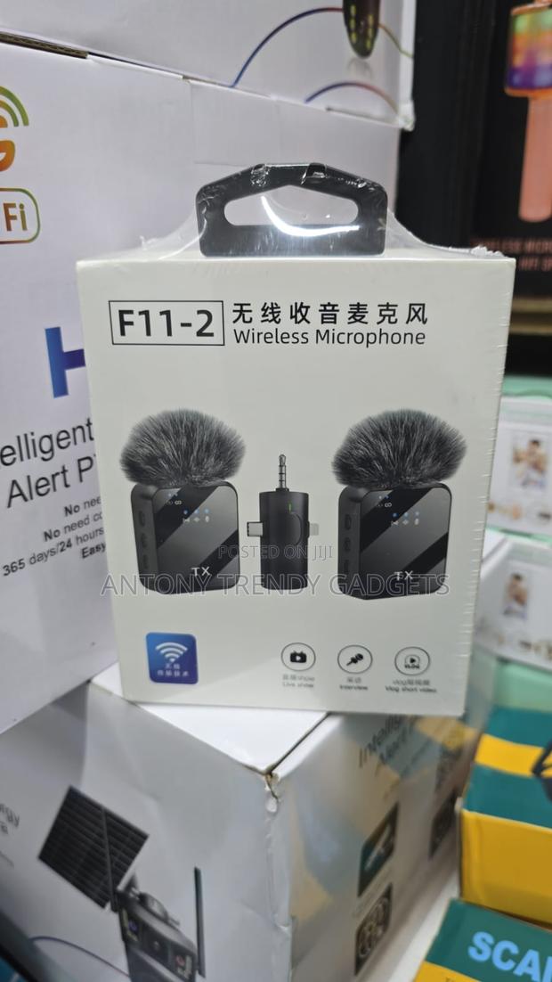 F11-2 Dual Mini Wireless Microphone Set For Vlogging - main view