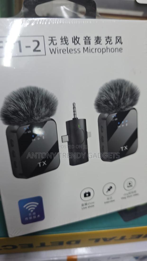 F11-2 Dual Mini Wireless Microphone Set For Vlogging - thumbnail 2