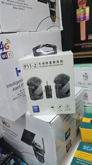 F11-2 Dual Mini Wireless Microphone Set for Vlogging