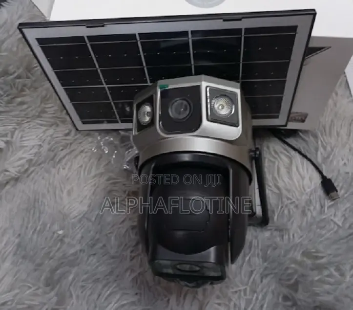 Simcard Enabled Solar Camera Dou Lens