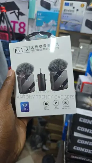 F11-2 Wireless Lavalier Microphones For Interviews & Live