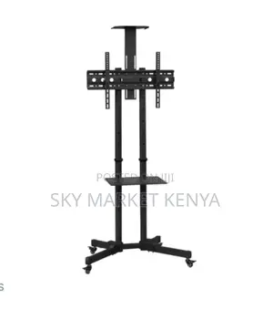 Adjustable Tv Trolley Stand Suitable for 32-65 Inch Upto 50kgs