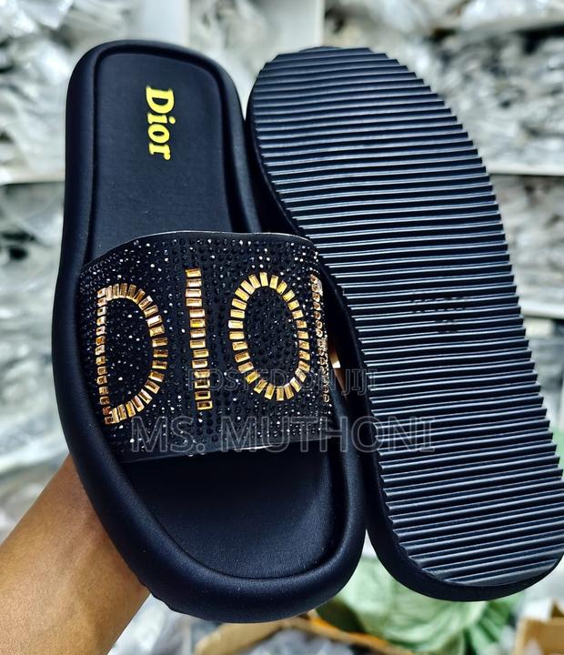 New Dior Ladies Slides Size 37 38 39 40 41 42 - thumbnail 5