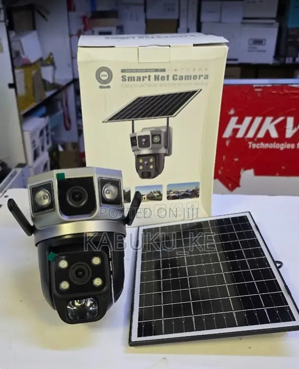 4g Solar Dual Lens Camera V380--Dual-Lens System
