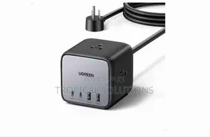 Ugreen Diginest Cube Power Strip 3ac Outlets+ 65w 2a2c 1.8m Cd268
