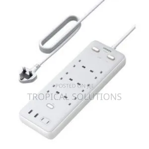 Ugreen Surge Protector Power Strip 6ac Outlets+ 65w 2a2c Uk 2m S551