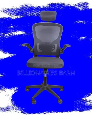 Pro-grade Grey Ergonomic Office Chair — Easy To Clean