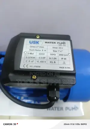 Electric 0.5 Hp Water Pump