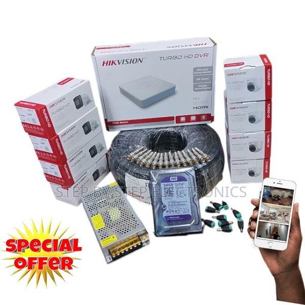 8 Hikvision 2mp 1080p CCTV Cameras With DVR and 500gb Hard Drive