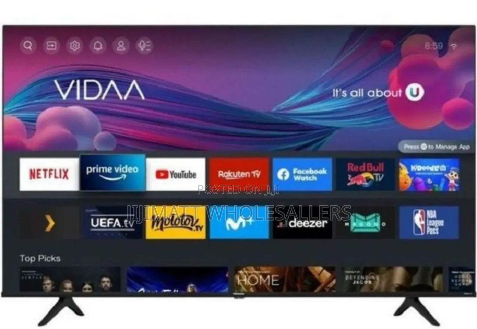 65 Inches Globalstar Smart Tv
