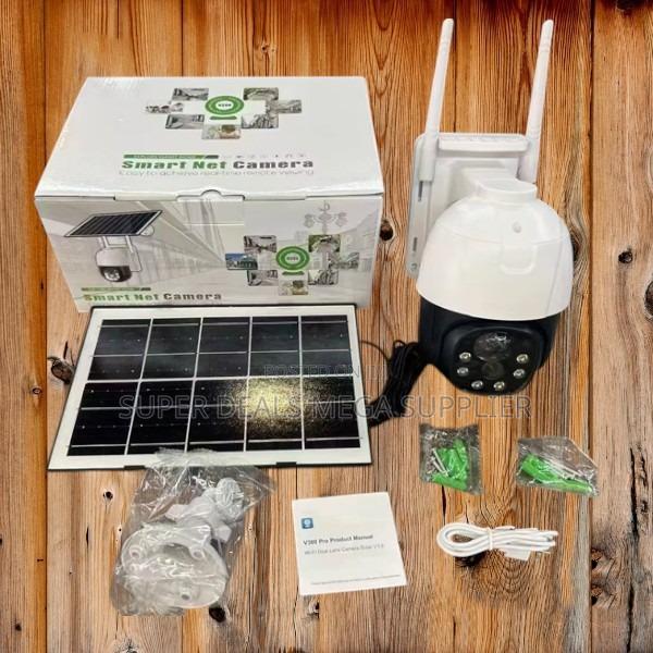 V380 Pro 12mp 4g PTZ Solar Powered Camera Full Color Night Vision