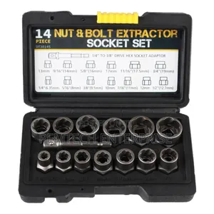 14-Piece Nut and Bolt Extractor Socket Set (Dt30145)