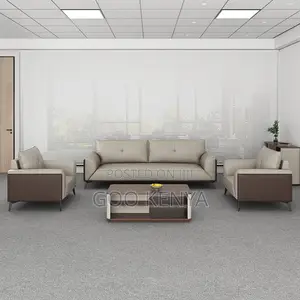 Home Sofa; Premium 5-Seater Leather Upholstered Sofa