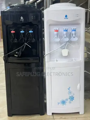 Q7c Top Loading Water Dispenser - Nunix 3 Taps (Black White)