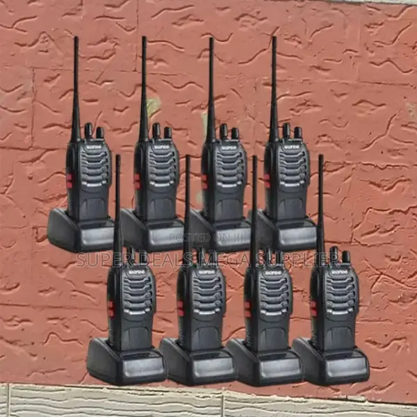 Baofeng Bf-888s 3-5km Rechargeable Handheld Portable Radio Call- 4 PCS