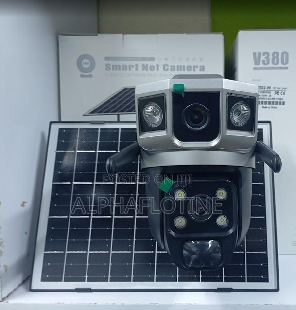 V380 Pro 4g Solar-Powered Camera With 10x Zoom-Double Lens - main view