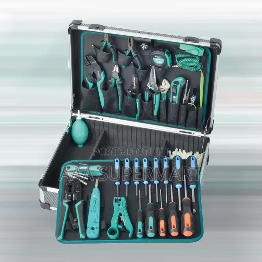 Toolkit Telcom & Networking 44pcs Set Pk-1938m1