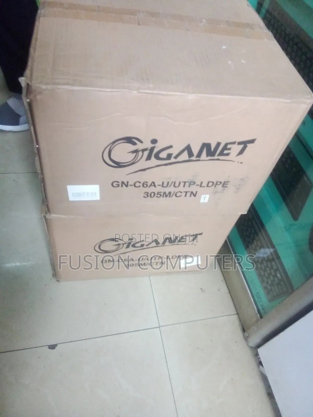 Giganet C6a U/Utp Outdoor Ldpe Cable – 305m Drum Gn-C6a-U/Utp-Ldpe