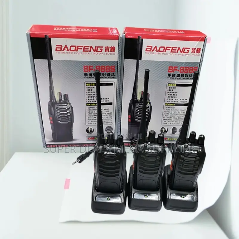 Long Range 3-5km Baofeng Bf-888s Rechargeable Walkie Talkie Radio Call
