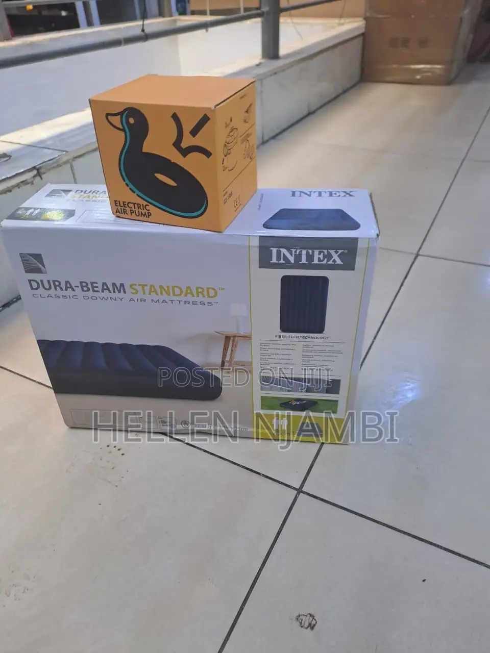 4 by 6 Inflatable Mattress With Free Electric Pump