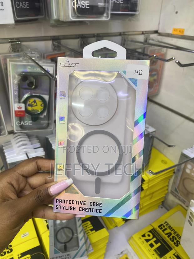 Kugew for Oneplus 12 Case Clear Compatible With Magsafe, Crystal Clear - main view