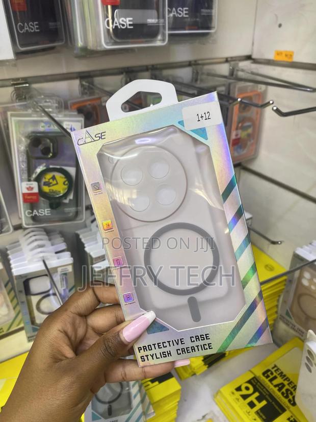 Kugew for Oneplus 12 Case Clear Compatible With Magsafe, Crystal Clear - thumbnail 3