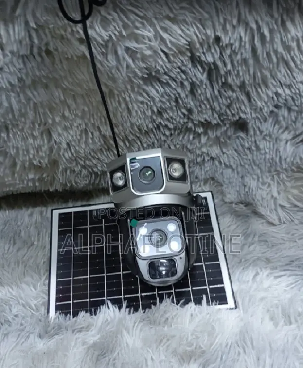 Solar-Powered Wireless Wifi Dual Lense PTZ Solar Camera