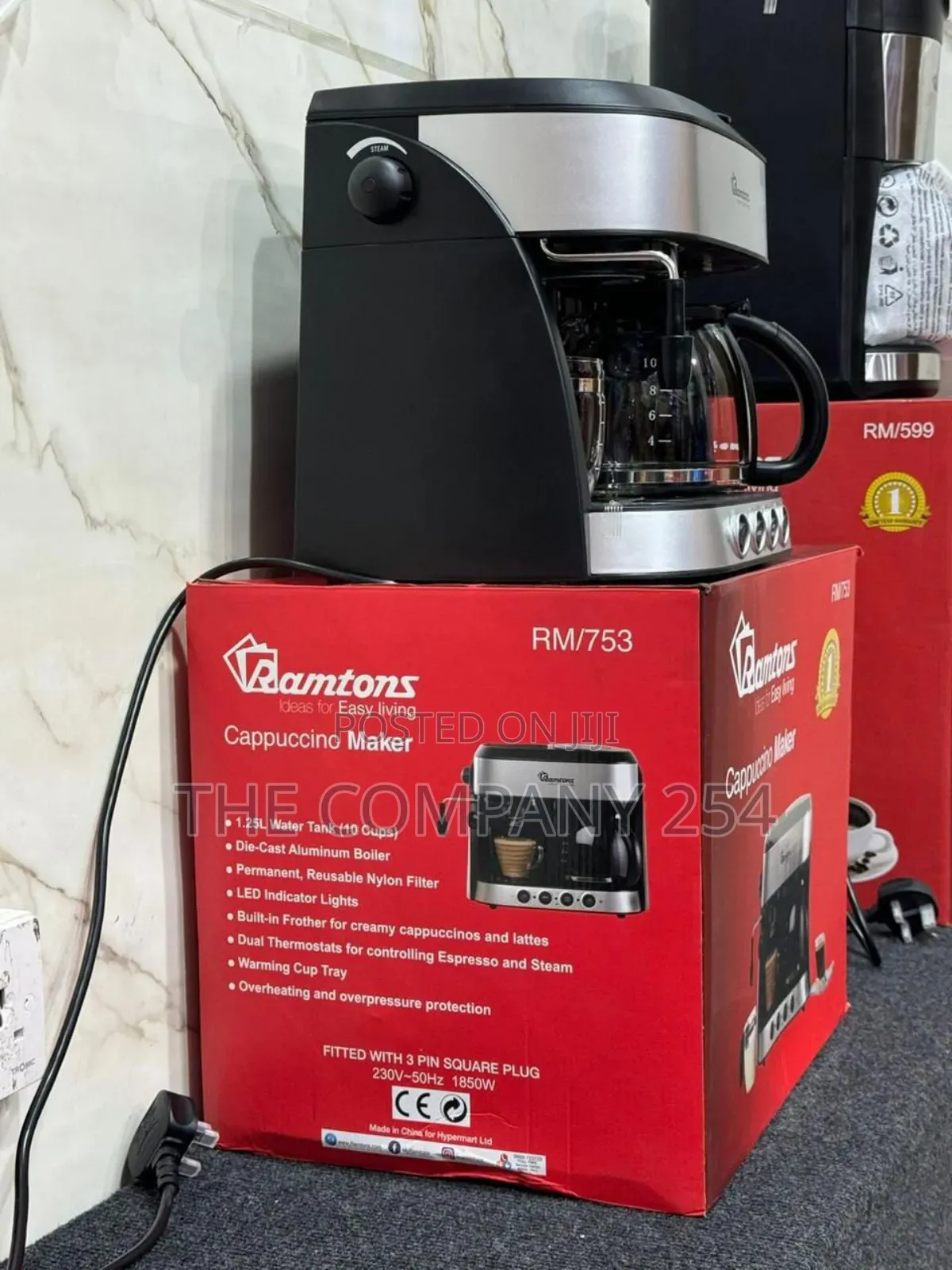 *Ramtons* ( *Rm/753* ) Twin 
Cappucino Maker