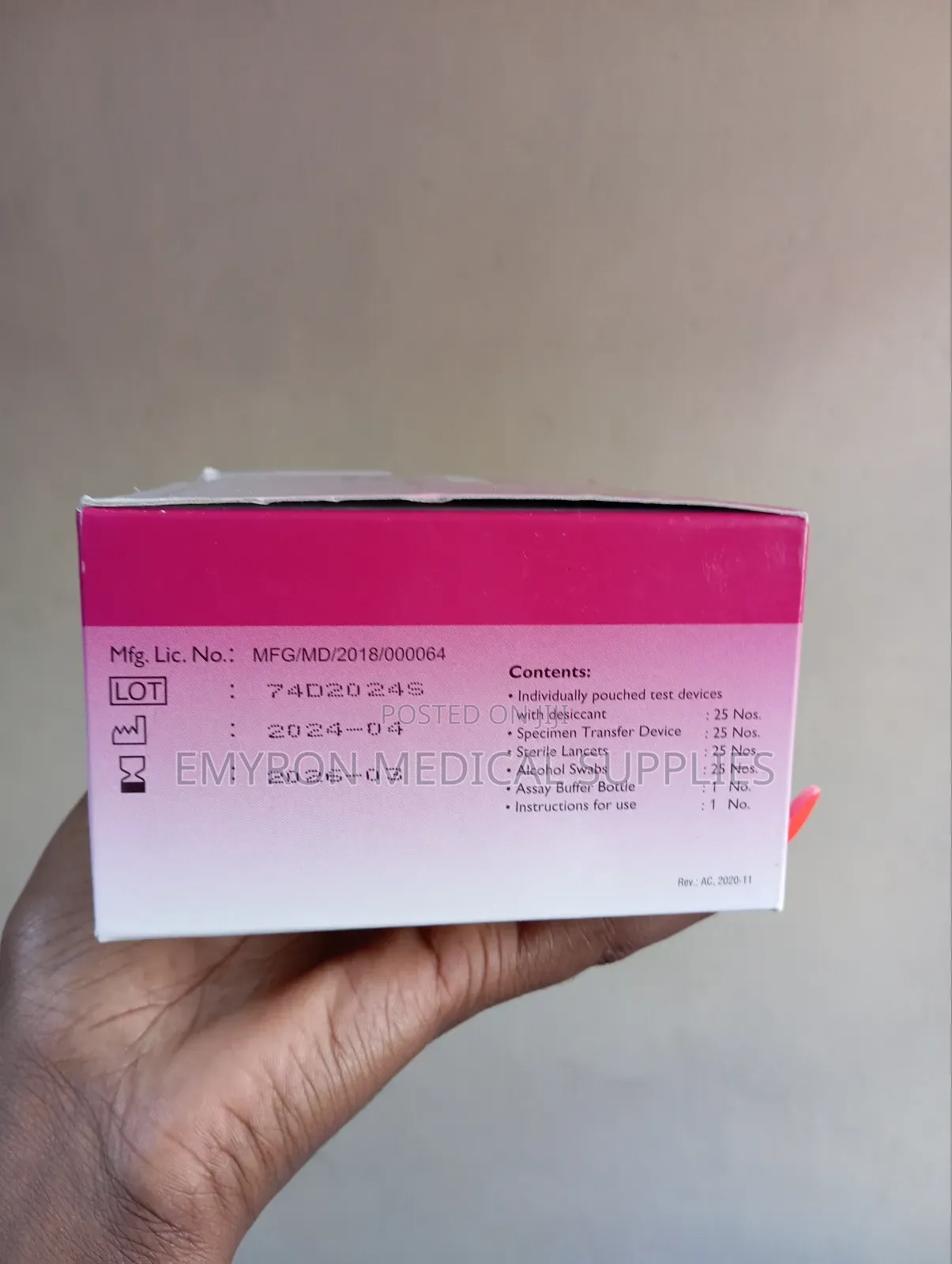 First Response Malaria Antigen
