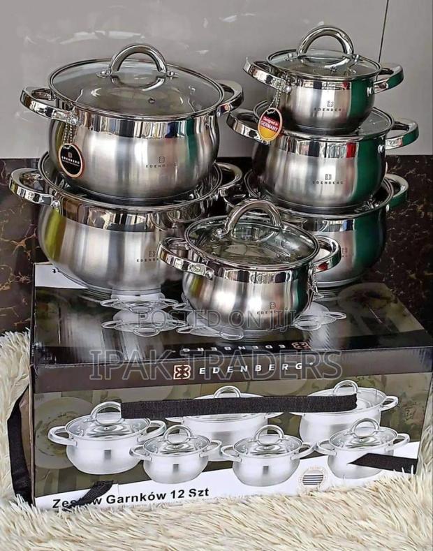 Edenberg Stainless Cokware 12 PCS