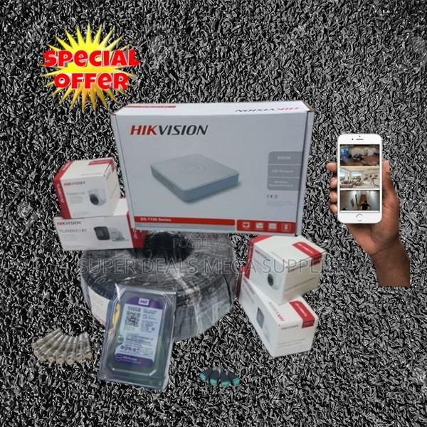 Hikvision 4 Channel DVR Kit With 4 Full Hd 2mp Night Vision Cameras