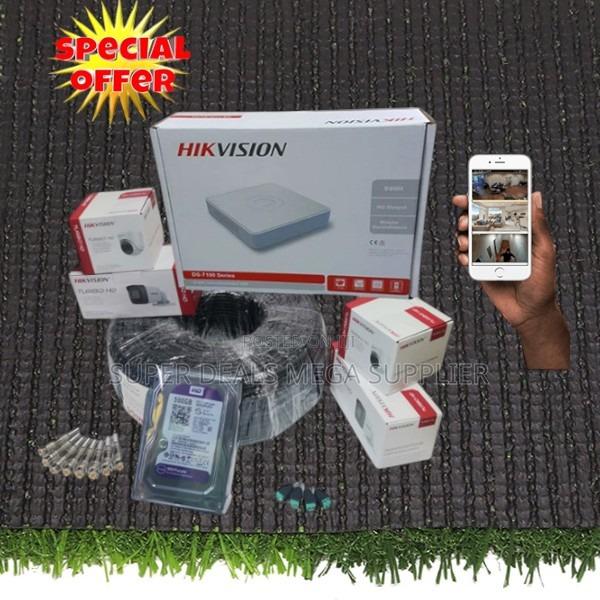 Hikvision 4 Channel DVR Security Kit With 4 Hd 2mp Cameras and HDD