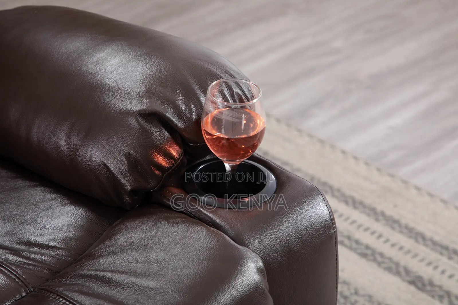 Home Sofa; Adjustable Leather Recliner Sofa – Single Seat