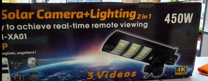 Ai Solar Camera Wifi 450w+ Lighting 2 in 1 Security Camera-V380